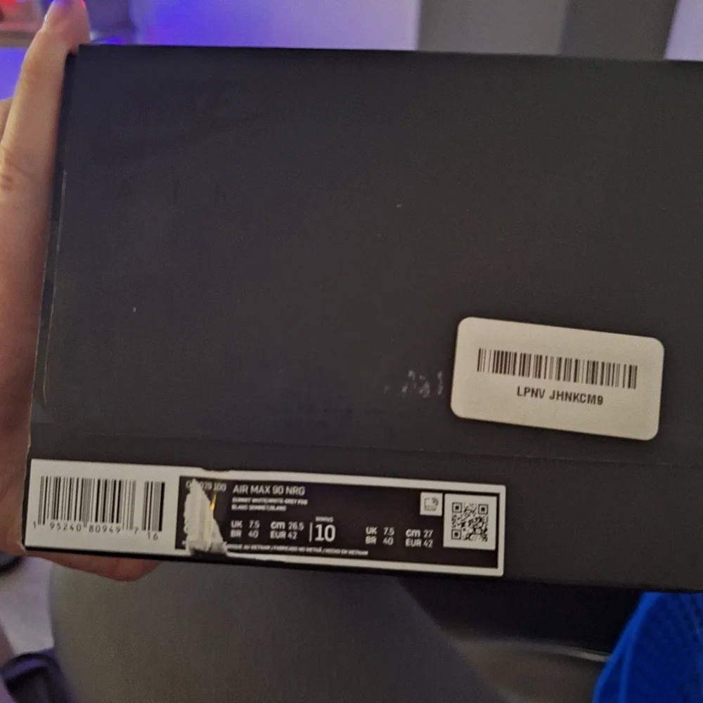 Nike Gray and White Polka Dot Sneakers - Picture 3 of 4
